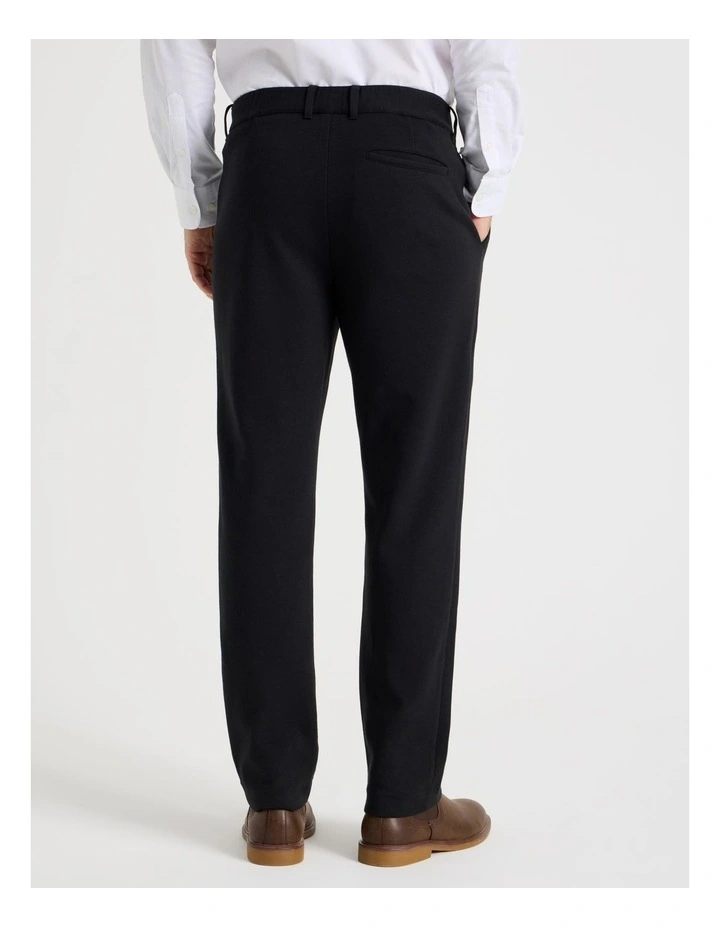 Textured Pant in Black image 4