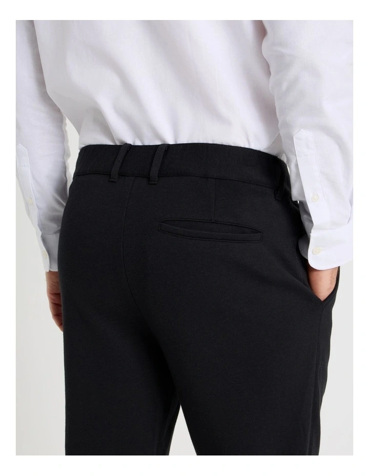 Textured Pant in Black image 5