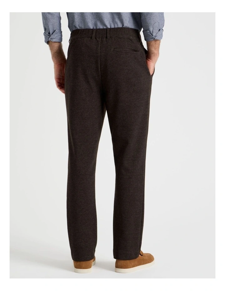 Textured Pant in Brown image 4