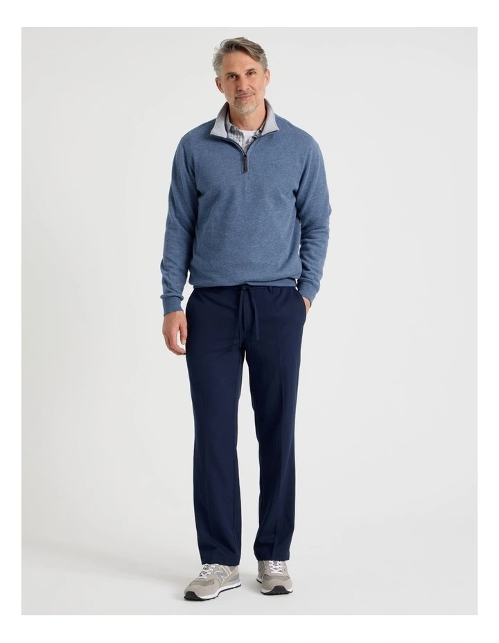Non Iron Pant in Navy image 1