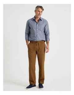 Non Iron Pant in Camel