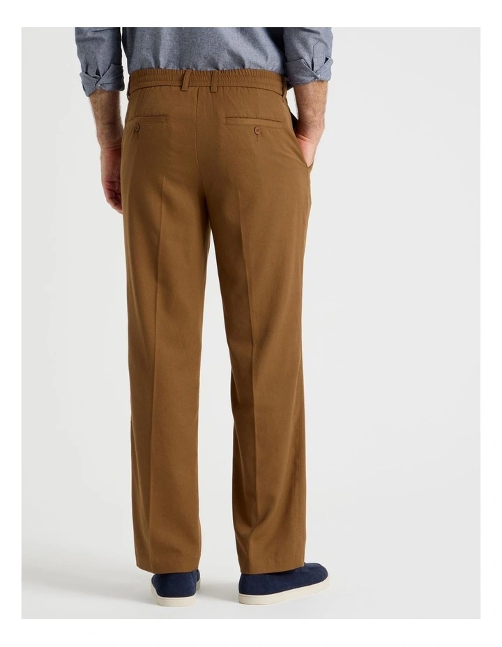 Non Iron Pant in Camel image 4