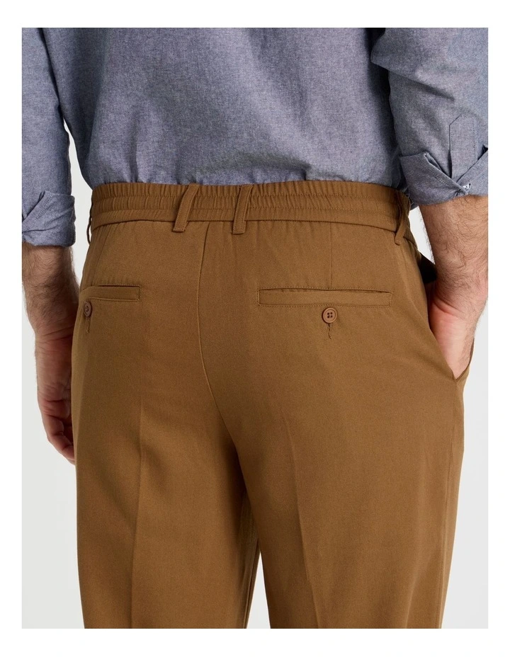 Non Iron Pant in Camel image 5