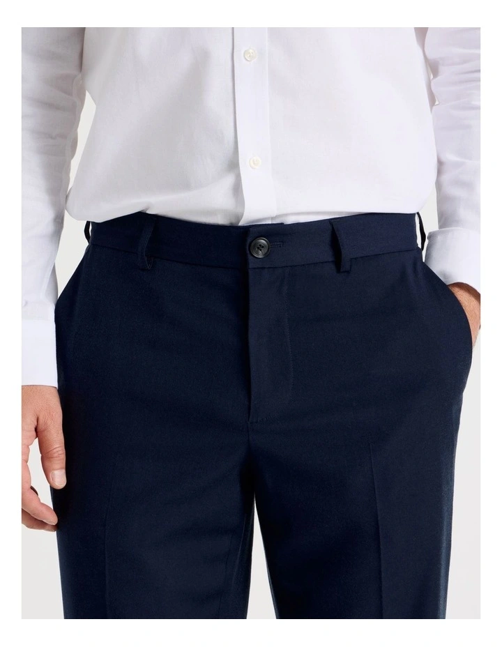 Non Iron Trouser in Navy image 3