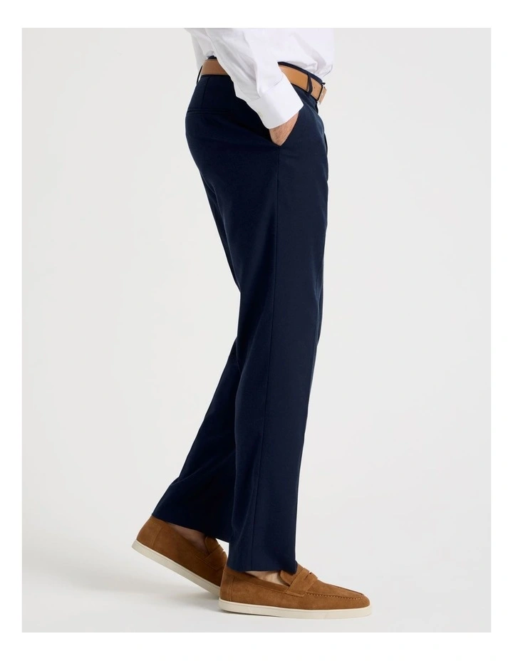 Non Iron Trouser in Navy image 4