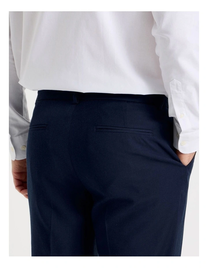 Non Iron Trouser in Navy image 6