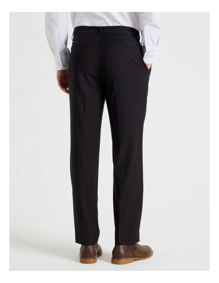 Non Iron Trouser in Black image 4