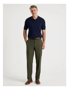Non Iron Trouser in Khaki