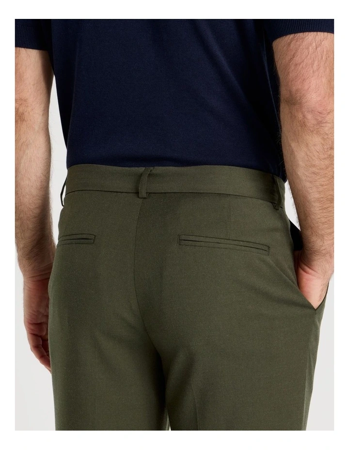 Non Iron Trouser in Khaki image 6