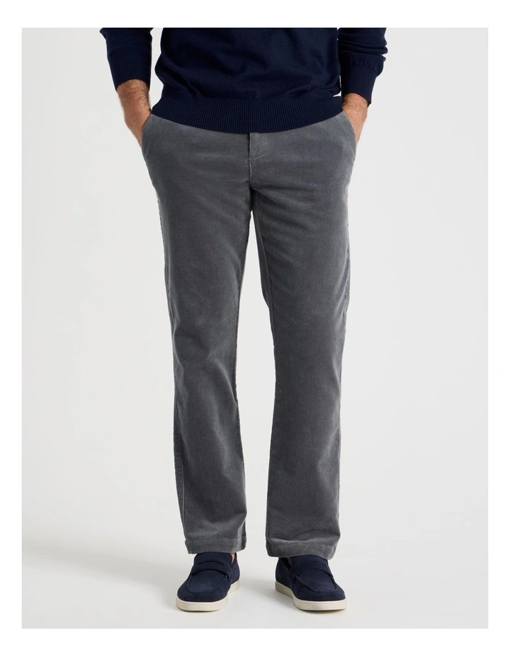 Corduroy Pant in Charcoal image 2
