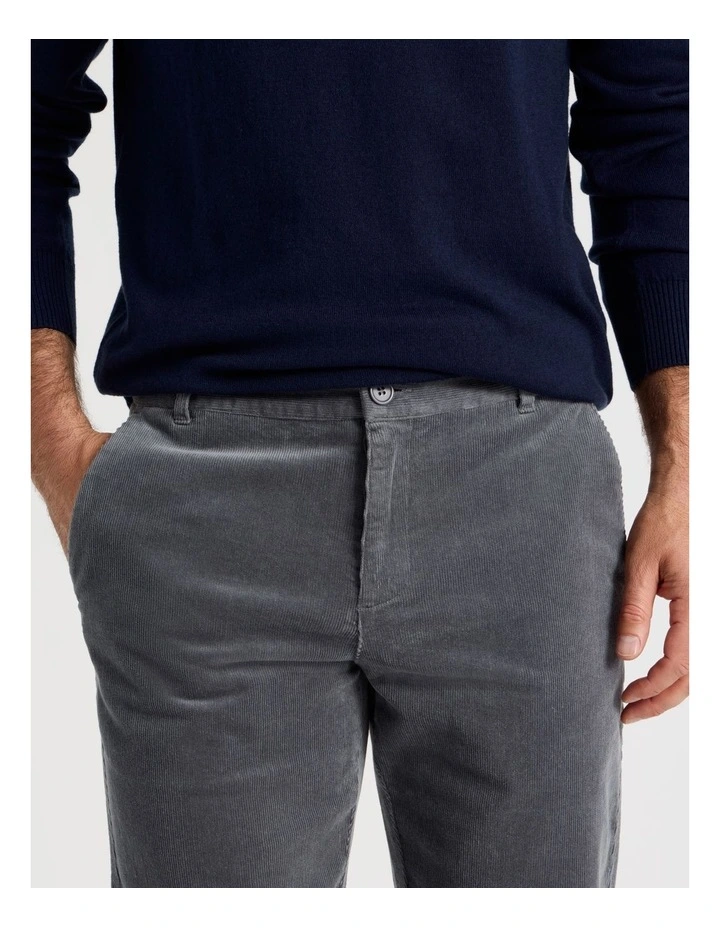 Corduroy Pant in Charcoal image 4
