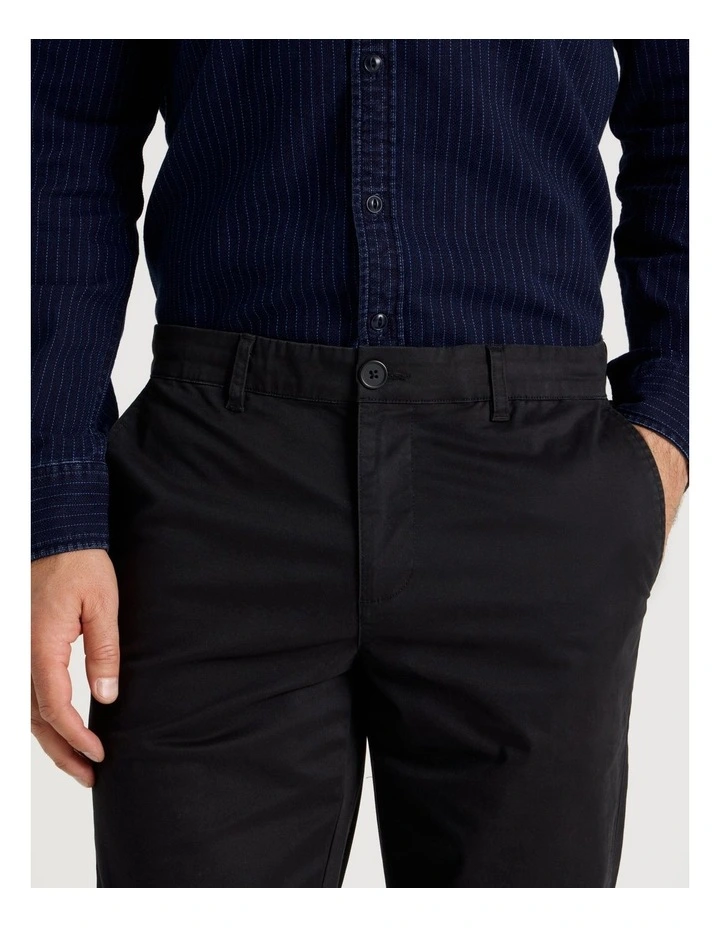 Chino Pant in Black image 4