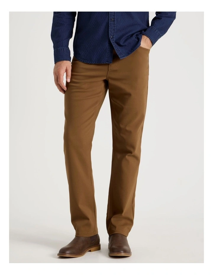 Comfort 5 Pocket Pant in Camel image 2