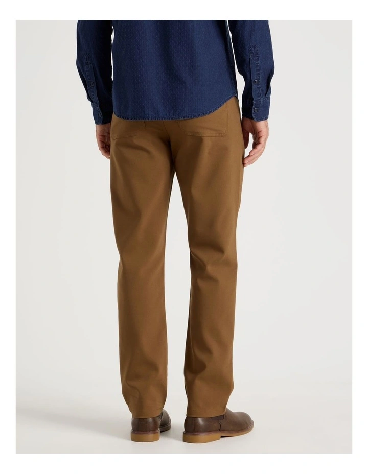 Comfort 5 Pocket Pant in Camel image 4