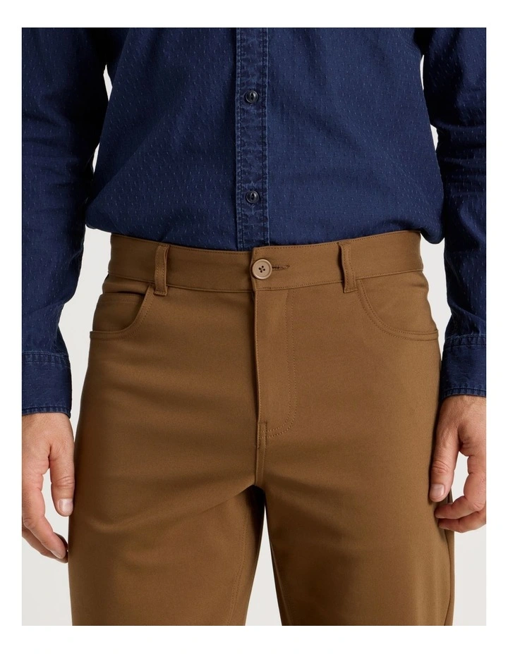 Comfort 5 Pocket Pant in Camel image 5