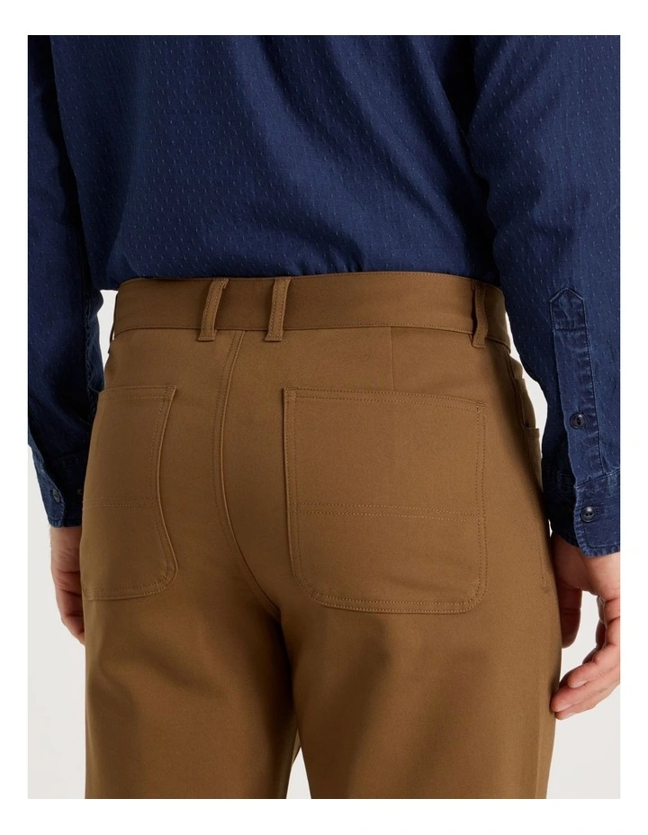 Comfort 5 Pocket Pant in Camel image 6