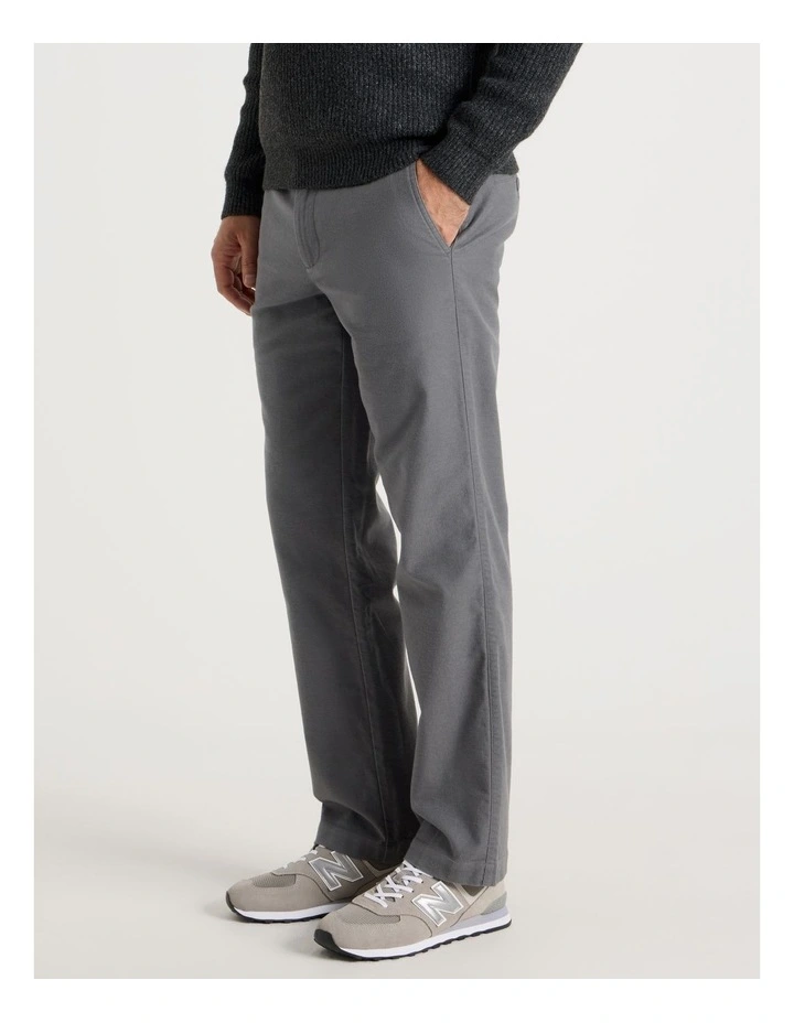 Brushed Elasticated Waist Pant in Grey image 2
