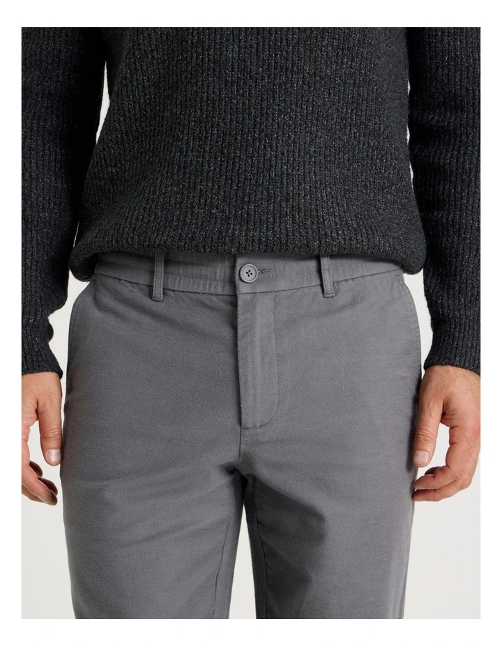 Brushed Elasticated Waist Pant in Grey image 5