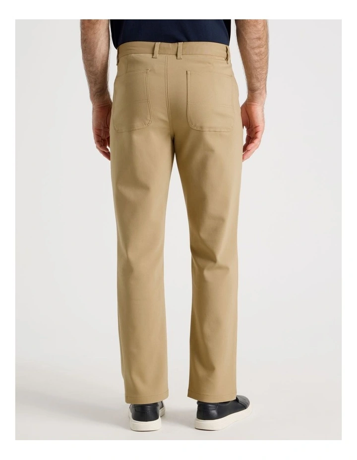 Comfort 5 Pocket Pant in Tan image 6