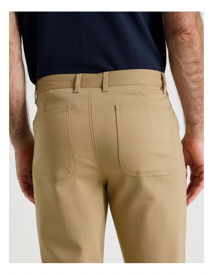 Comfort 5 Pocket Pant in Tan image 7