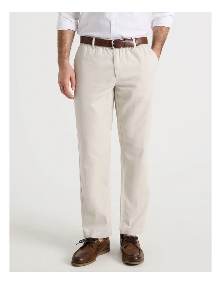 Cotton Linen Pant in Bone image 5