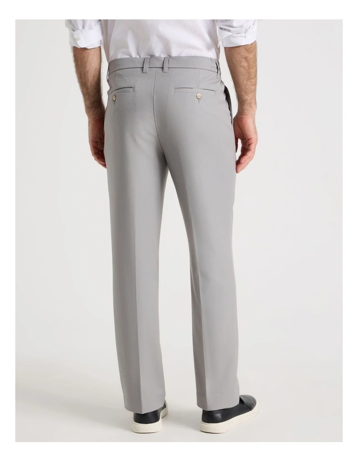 Pleat Front Comfort Tailored Pant in Grey image 6