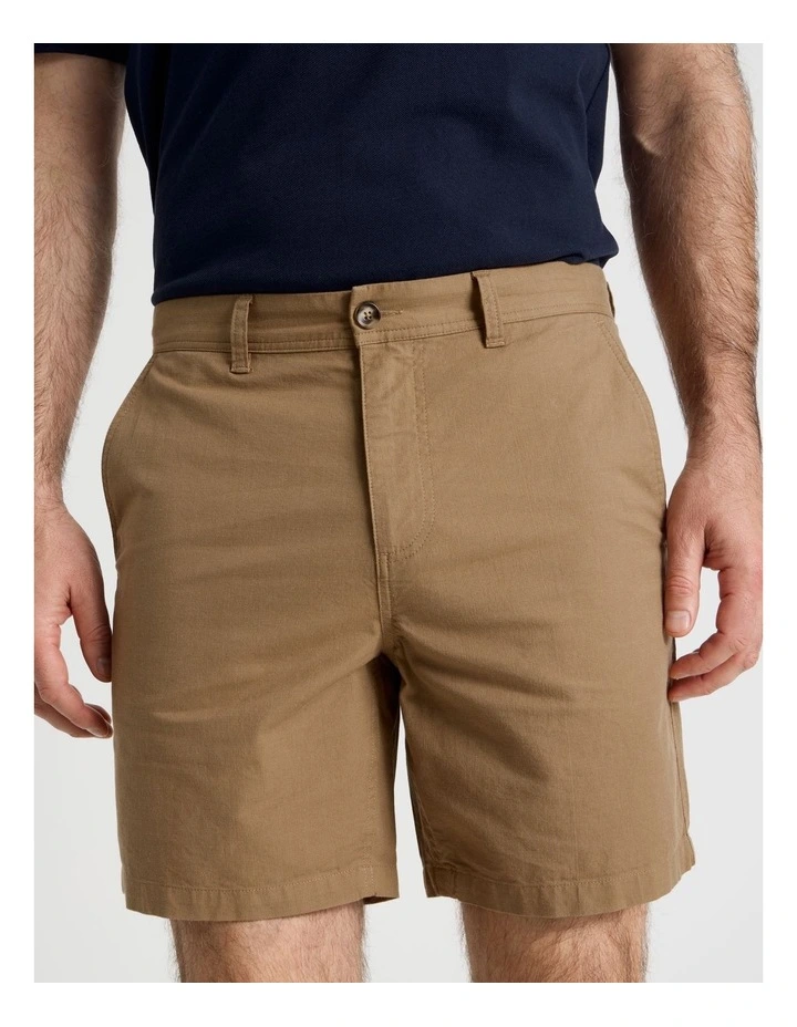 Chino Short in Camel image 3
