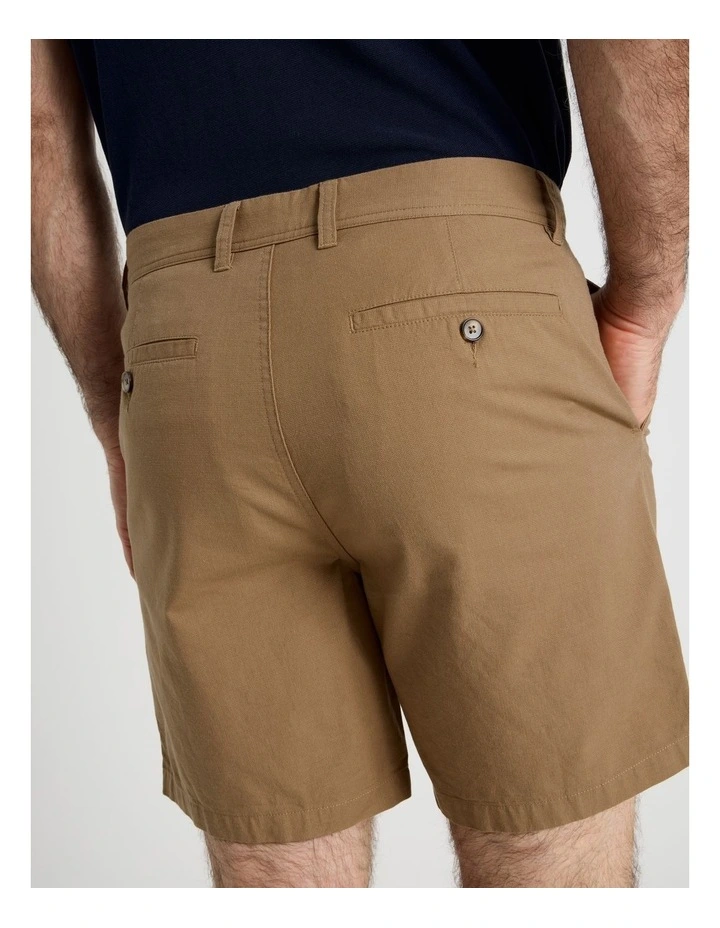 Chino Short in Camel image 7