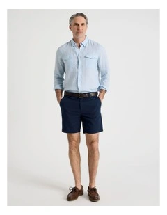 Chino Short in Navy