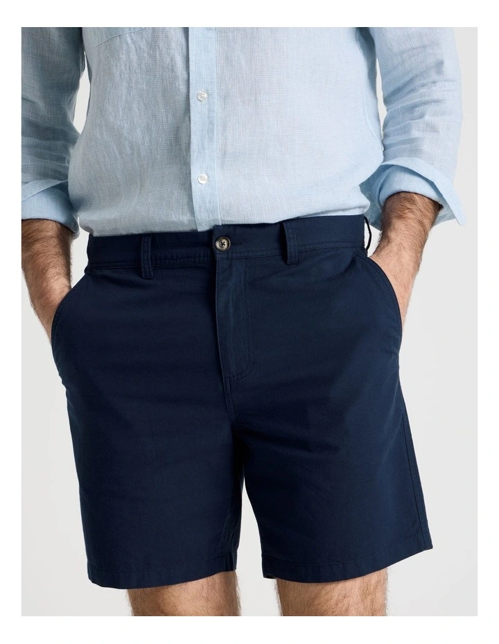 Chino Short in Navy image 4