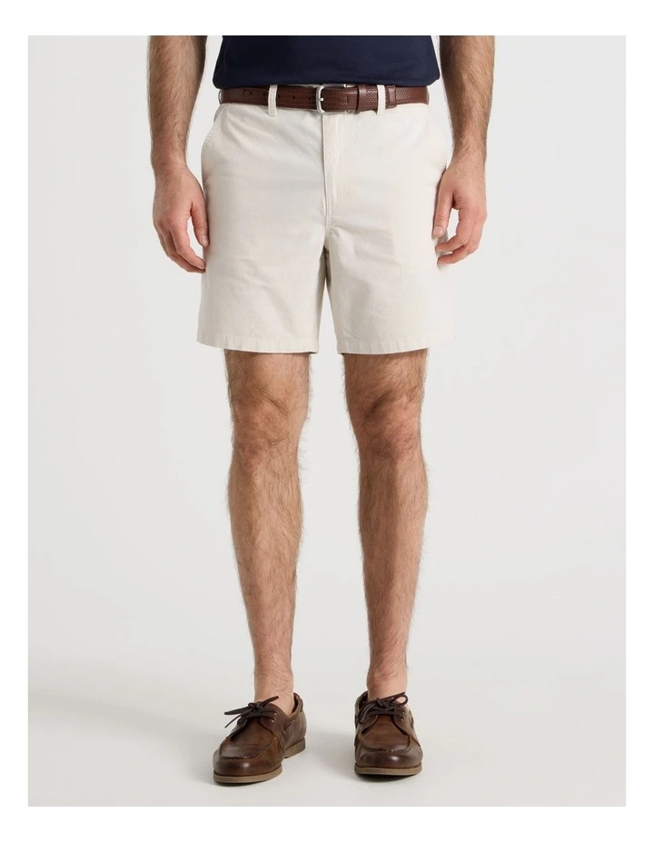 Chino Short in Ecru image 2