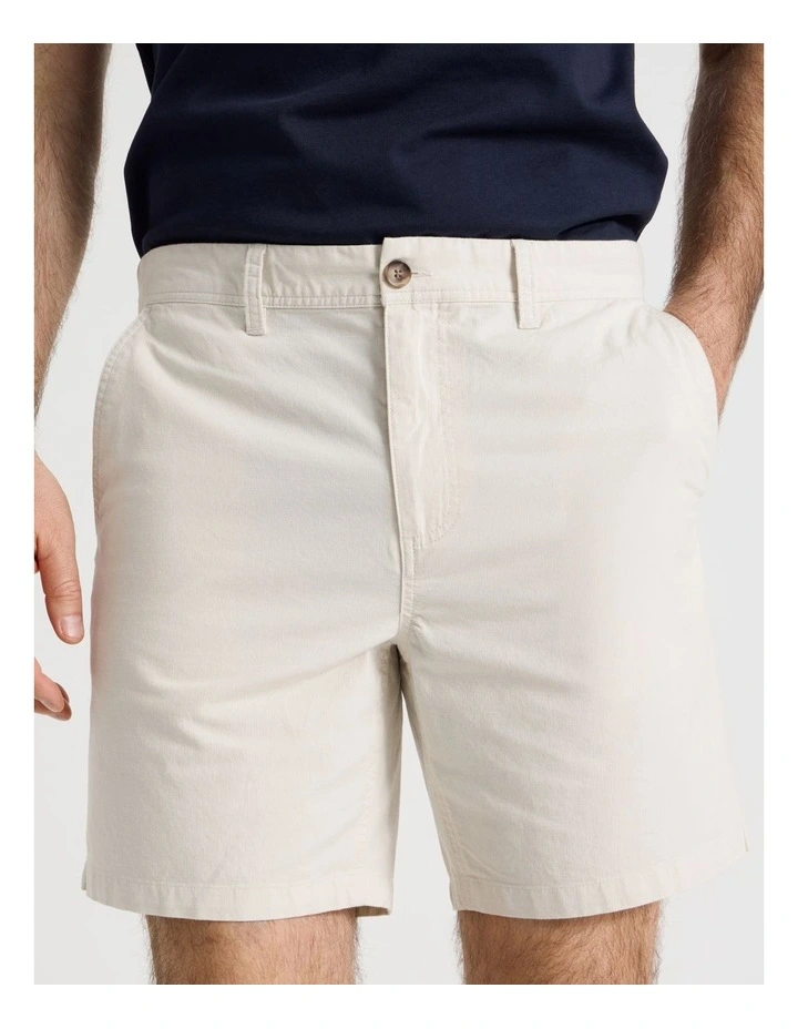 Chino Short in Ecru image 3