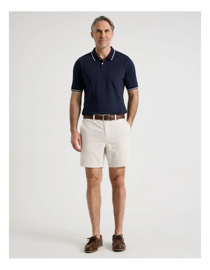 Chino Short in Ecru image 4