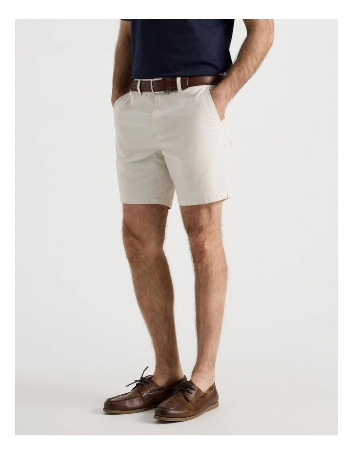 Chino Short in Ecru image 5