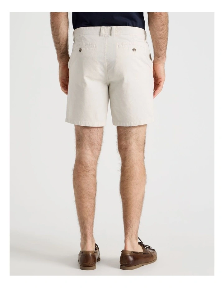 Chino Short in Ecru image 6
