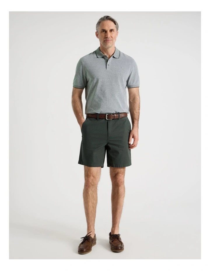Chino Short in Khaki image 1