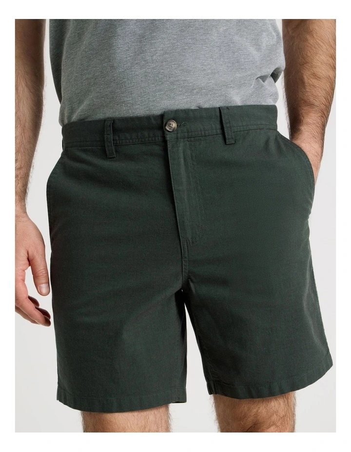 Chino Short in Khaki image 3