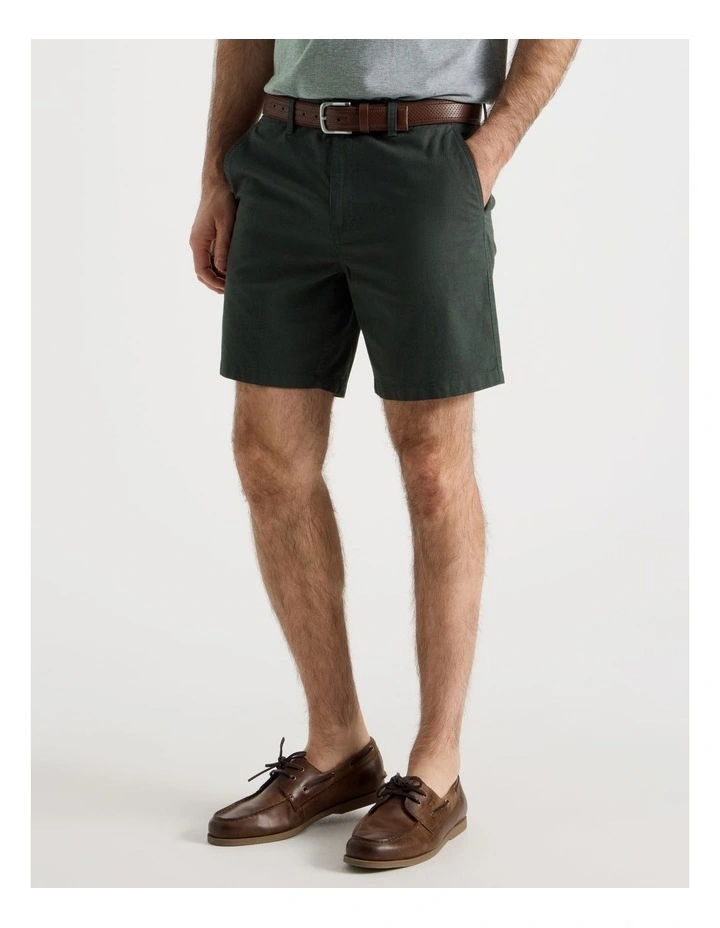 Chino Short in Khaki image 5