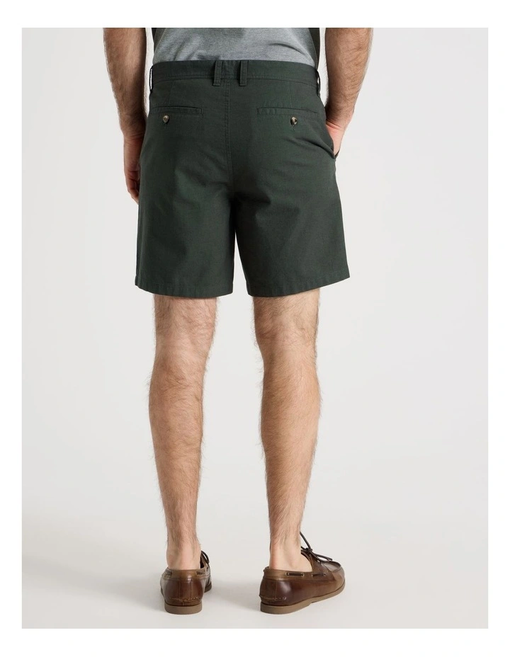 Chino Short in Khaki image 6