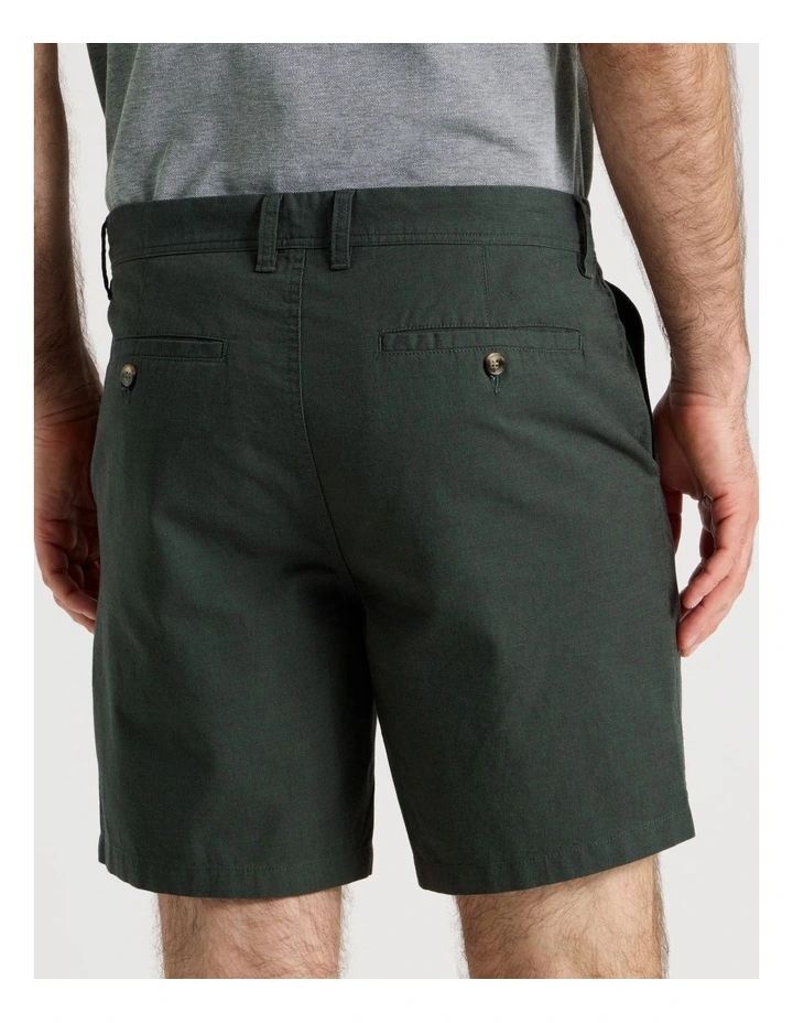 Chino Short in Khaki image 7