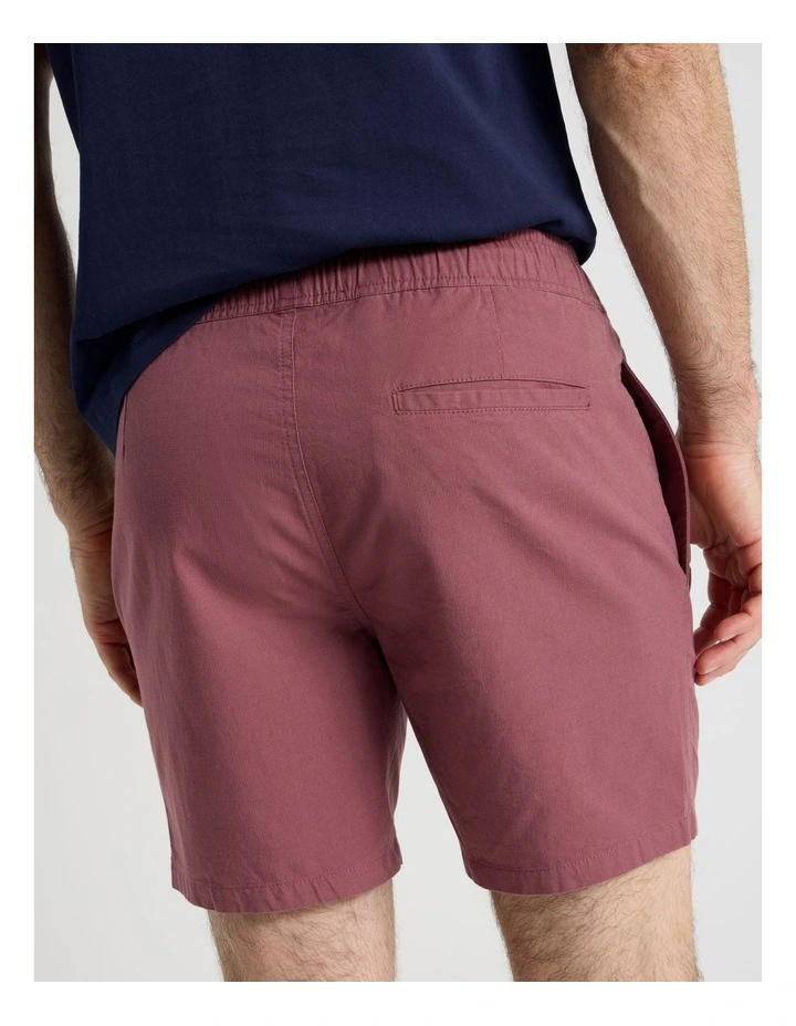 Deck Short in Claret image 6