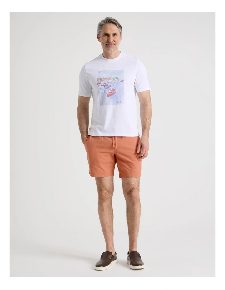 Deck Short in Coral image 1