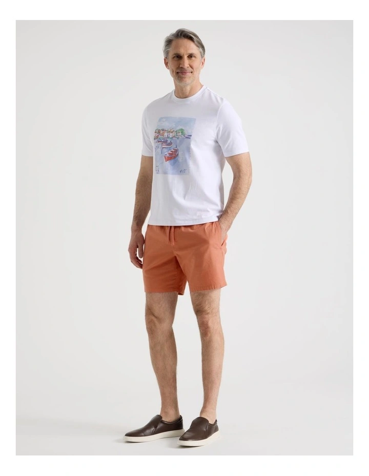 Deck Short in Coral image 3