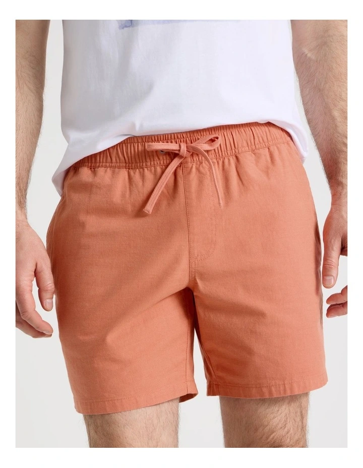 Deck Short in Coral image 4