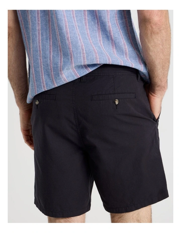 Chino Short in Black image 7
