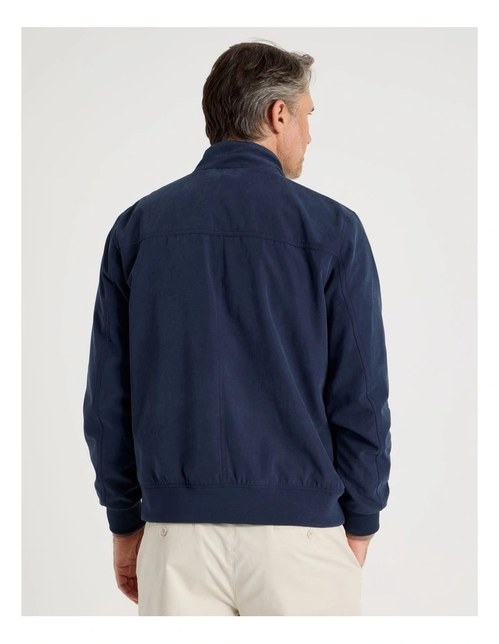 Micromoss Jacket in Navy image 4