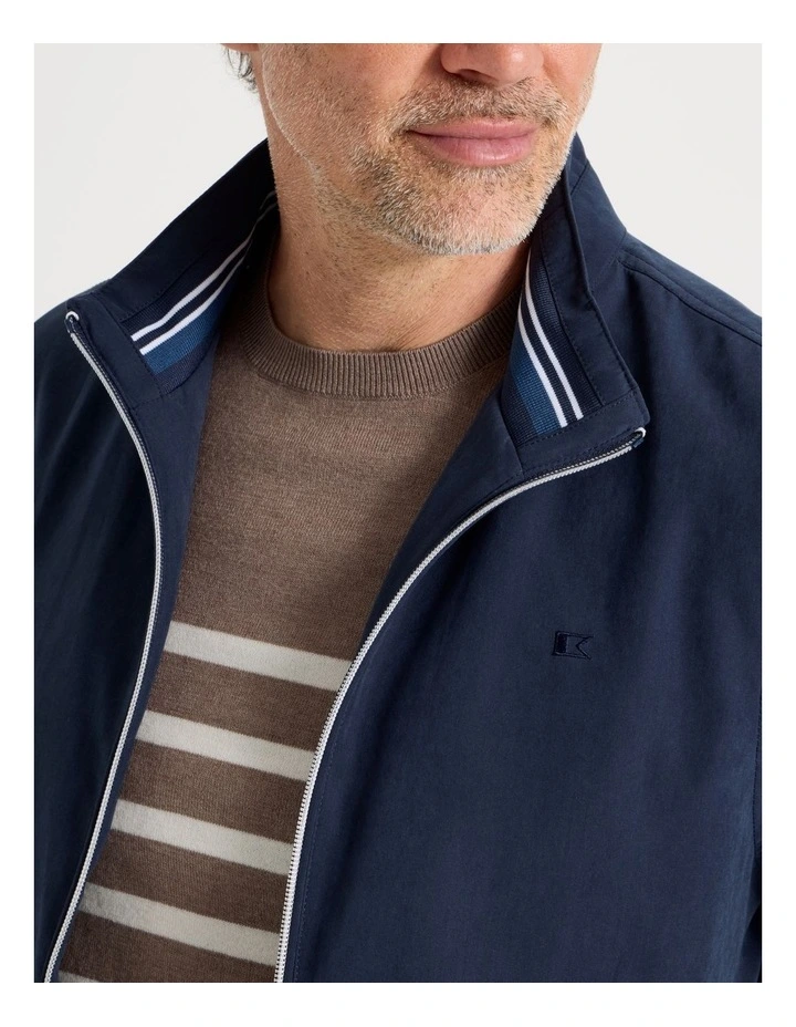 Micromoss Jacket in Navy image 6