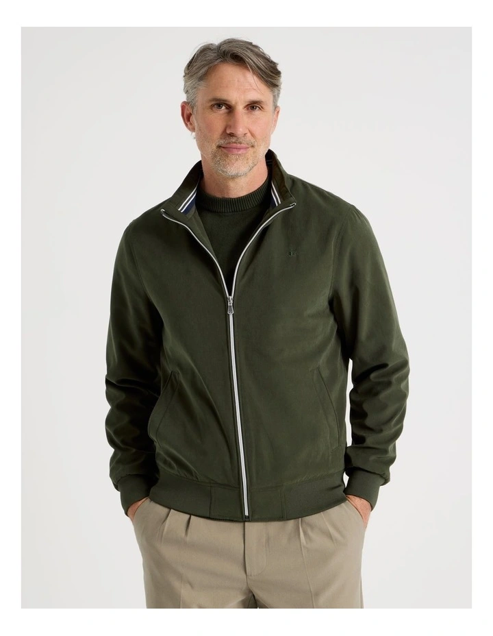 Micromoss Jacket in Khaki image 1