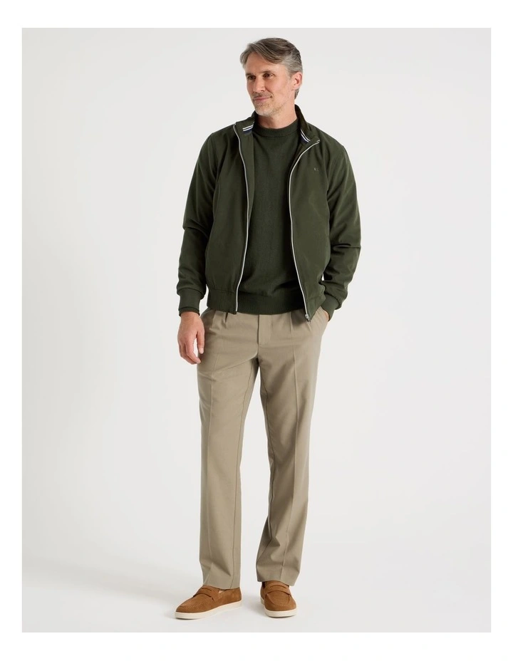 Micromoss Jacket in Khaki image 3
