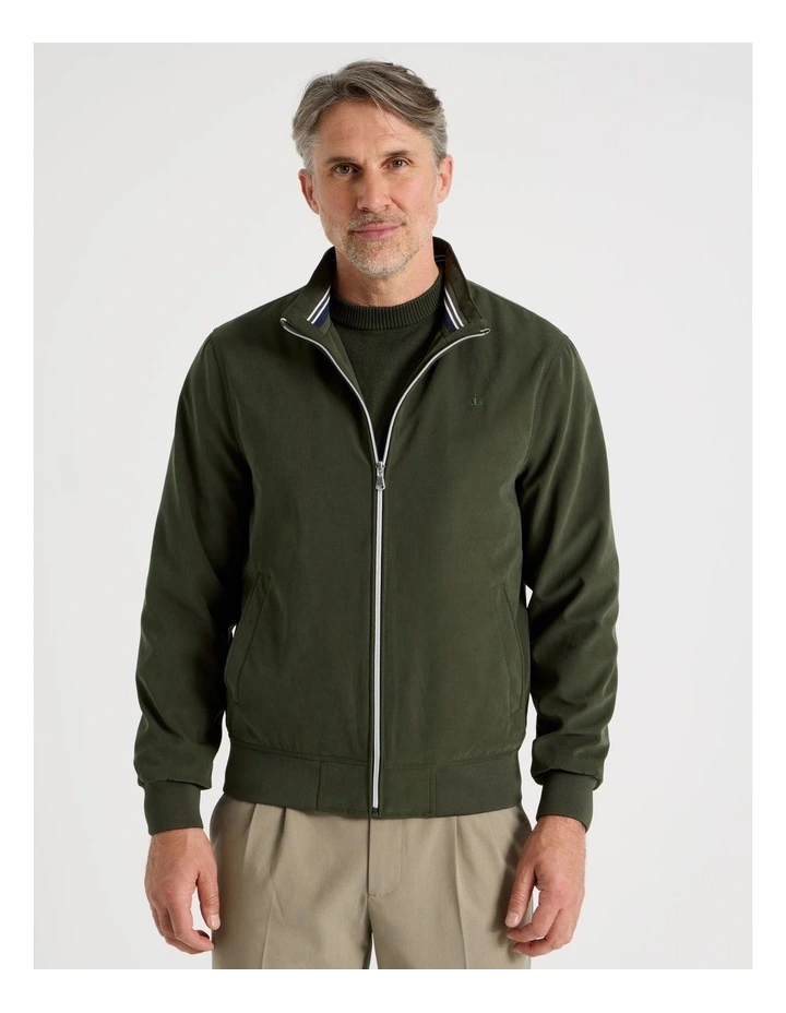 Micromoss Jacket in Khaki image 4